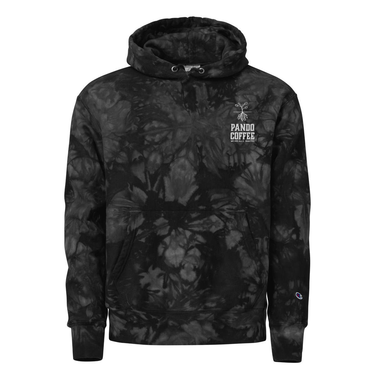 Unisex Champion tie-dye hoodie – Pando Coffee